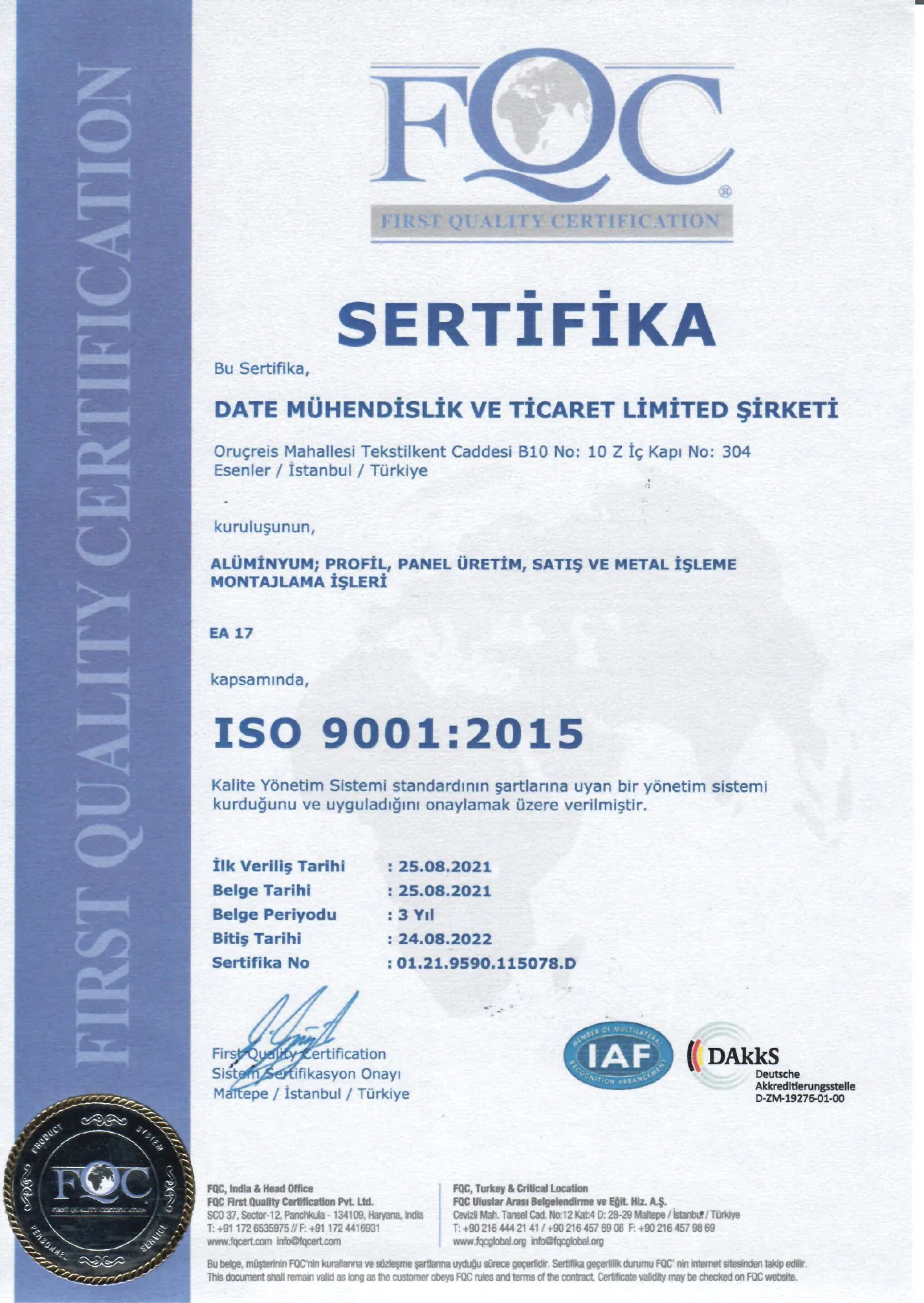 ISO 9001:2015